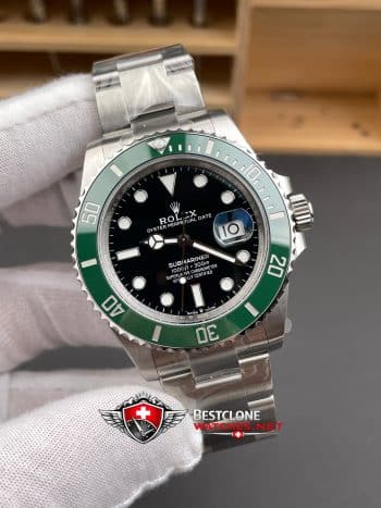 Rolex Submariner m126610LV Green Hulk Super Clone Watch – New 41mm Upgrade Luxury Dive Replica (2)