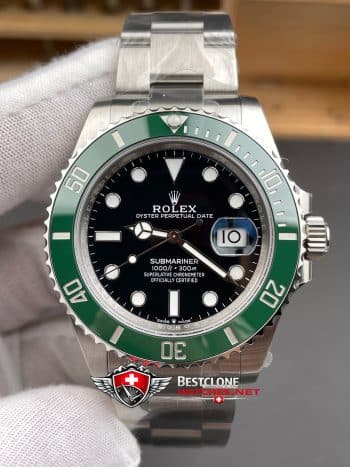 Rolex Submariner m126610LV Green Hulk Super Clone Watch – New 41mm Upgrade Luxury Dive Replica (3)